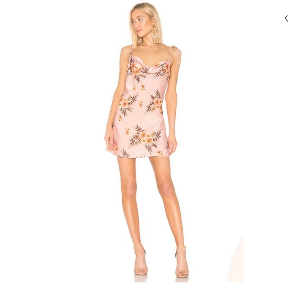 LPA Cowl Mini Slip Dress